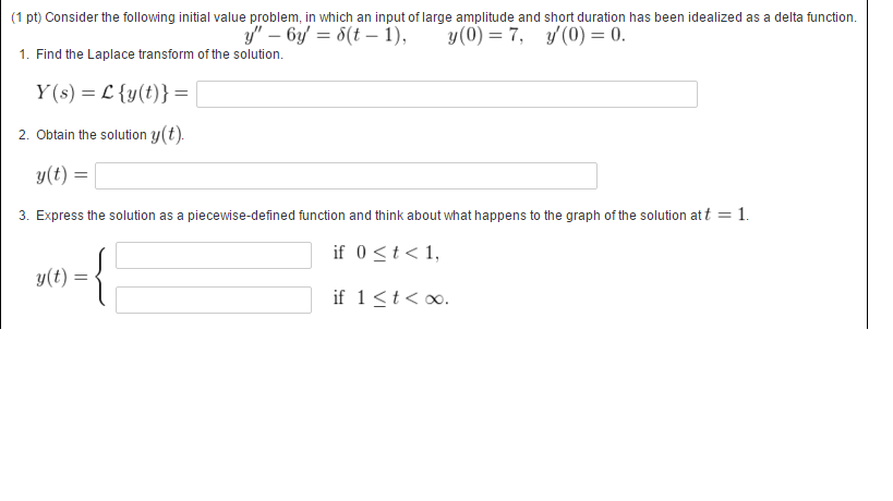 Solved Consider The Following Initial Value Problem, In | Chegg.com