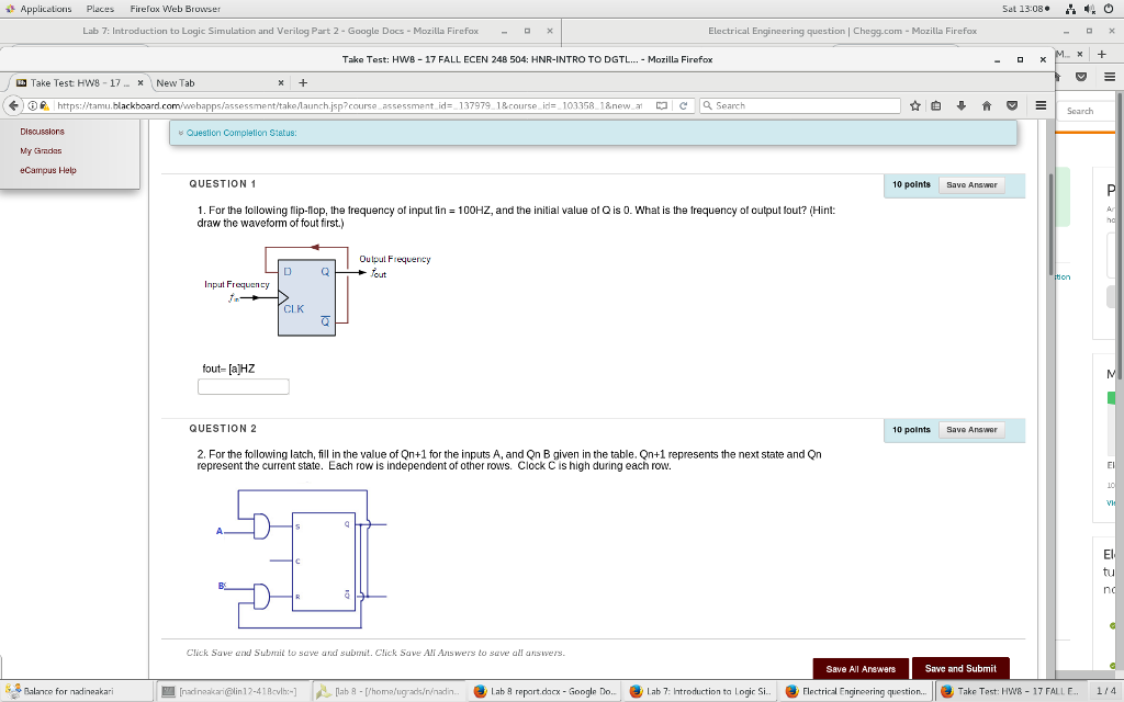 Solved Applications Places Firefox Web Browser Sat 13:08. A | Chegg.com
