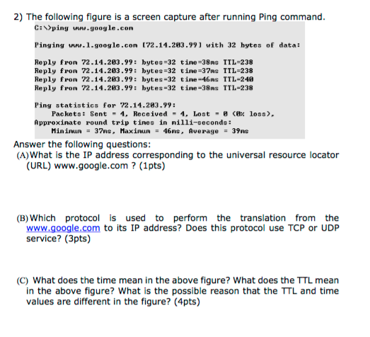 Answer The Following TCP/IP Suite Related Questions. | Chegg.com