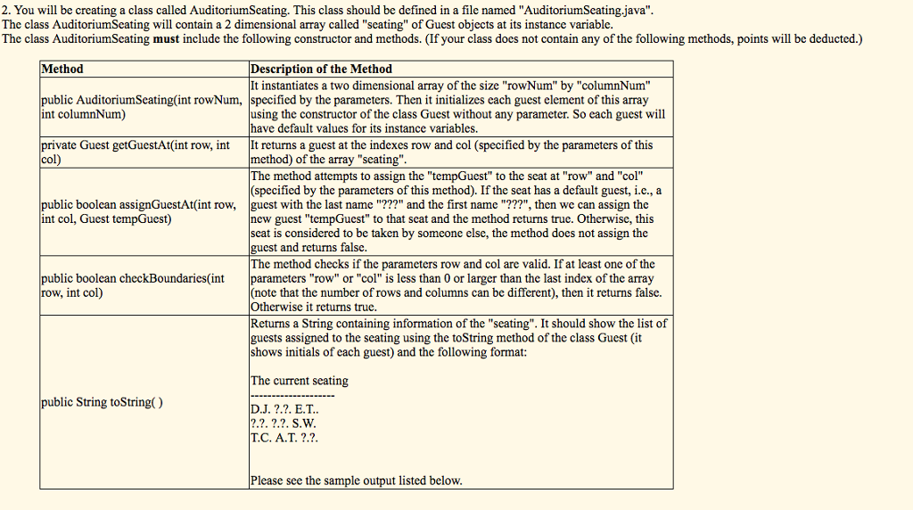 Solved In this assignment, we will be making a program that | Chegg.com