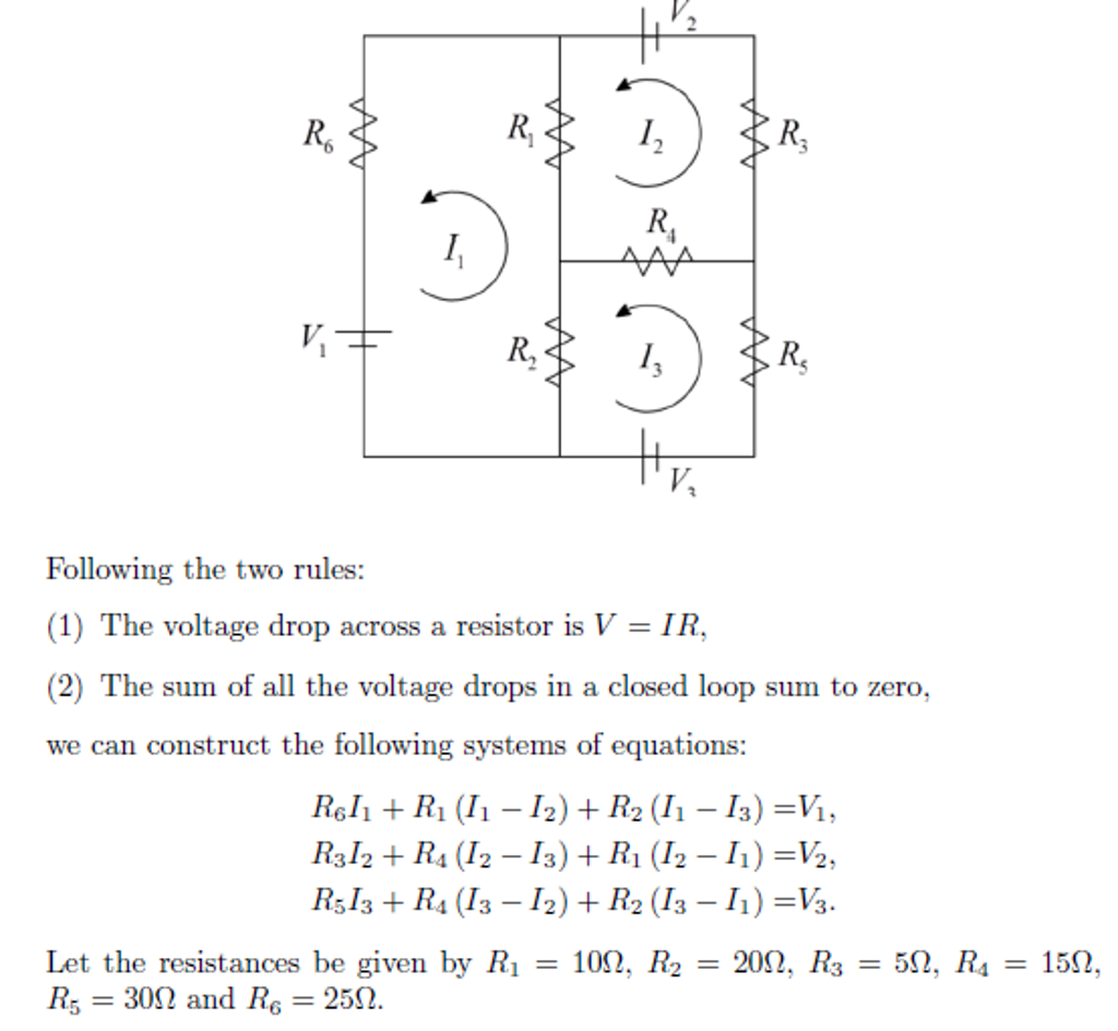 MATLAB LU Decomposition: Consider the circuit | Chegg.com