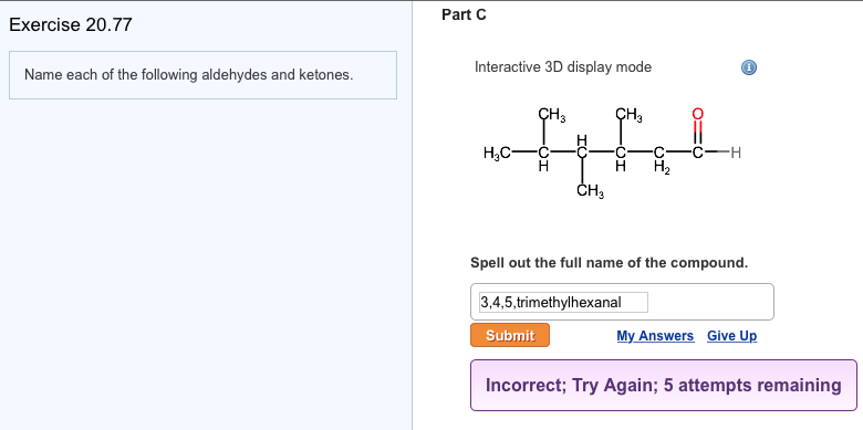 Solved: Name Each Of The Following Aldehydes And Ketones. | Chegg.com