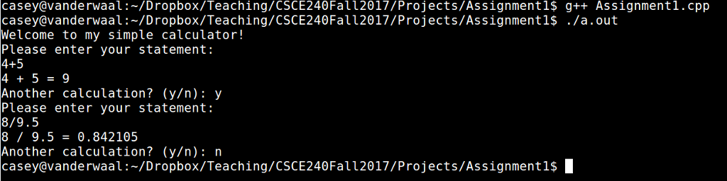 Solved C++ Assignment Description: You are to write a simple | Chegg.com