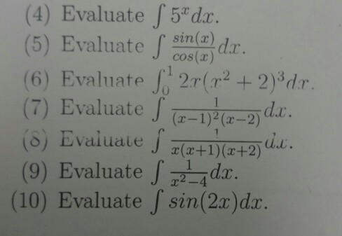 evaluate integral sin 2 x dx