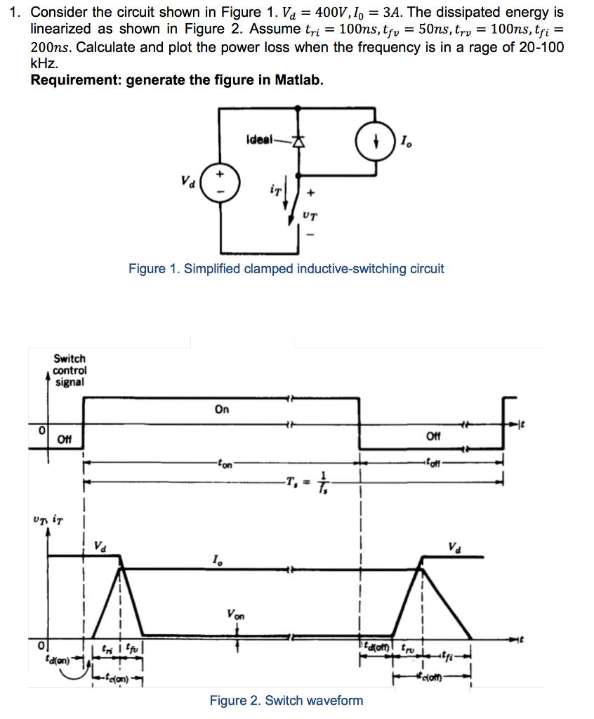 Solved 1. Consider the circuit shown in Figure 1. Va 400V, I | Chegg.com