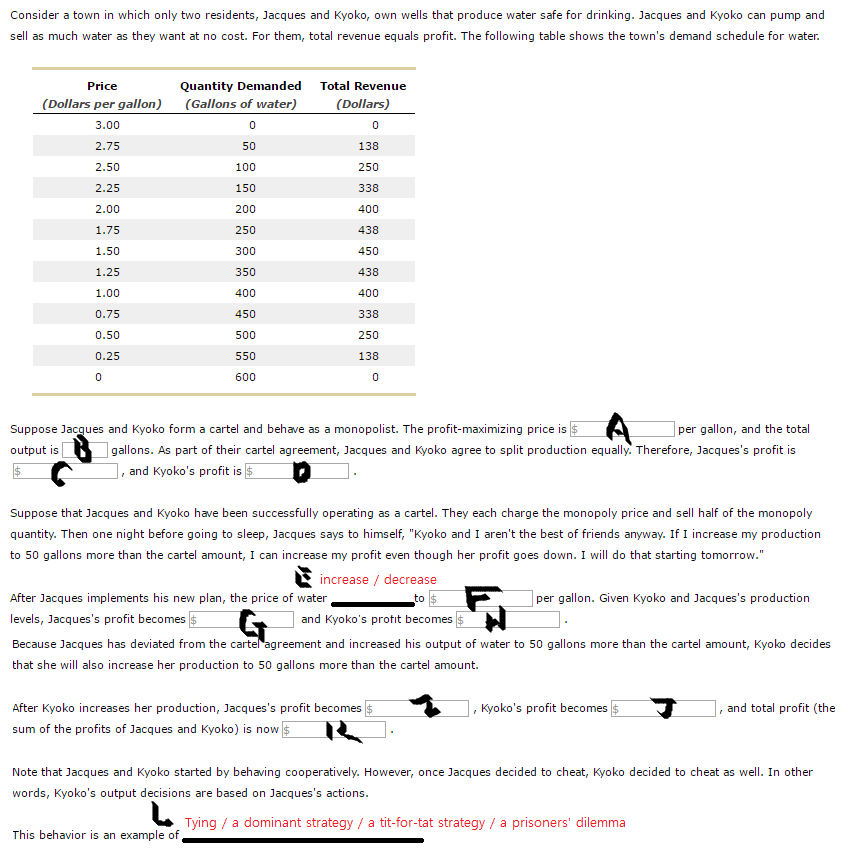 Solved Consider a town in which only two residents, Jacques