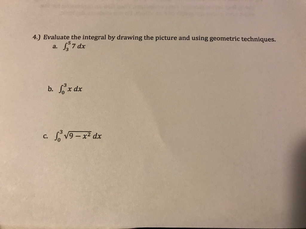 Solved Evaluate the integral by drawing the picture and | Chegg.com