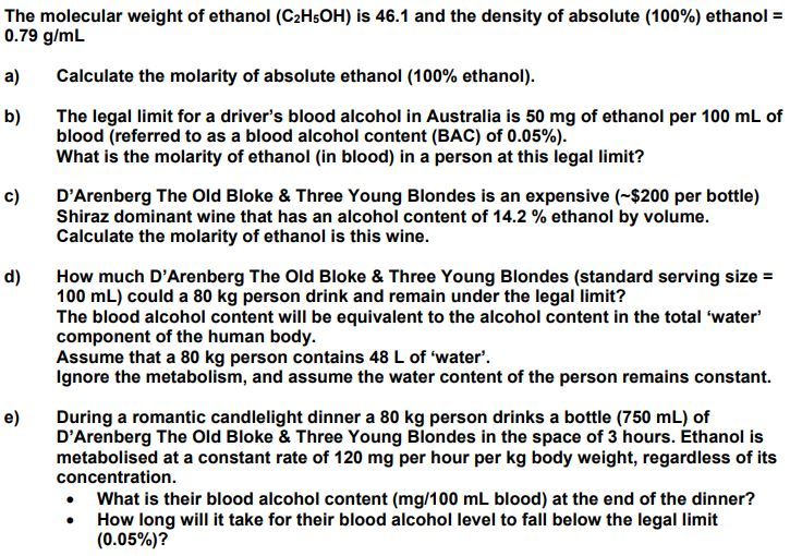 solved-the-molecular-weight-of-ethanol-c-2h-5oh-is-46-1-chegg