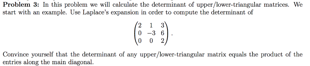 Solved Problem 3: In this problem we will calculate the | Chegg.com