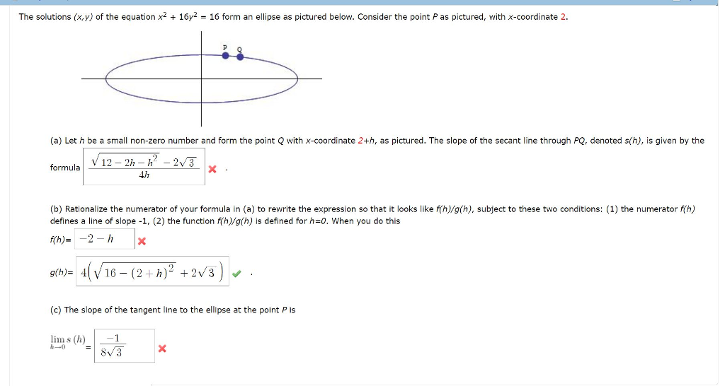 Solved The solutions (x, y) of the equation x^2 + 16y^2 = 16 | Chegg.com