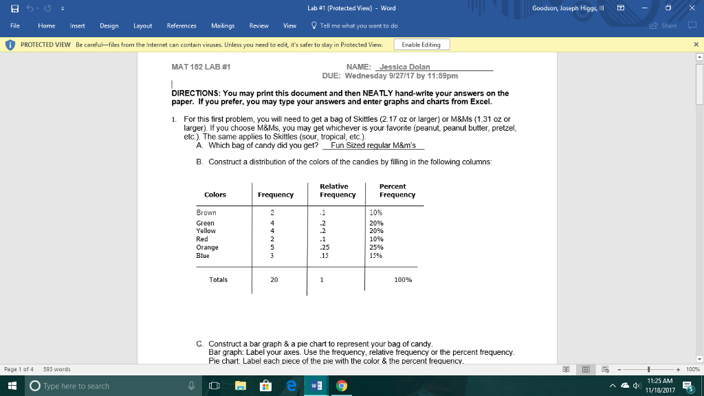 Solved math 152 lab 5 word goodson joseph higgs 11 0 chegg