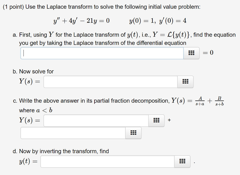 Initial Condition Problem