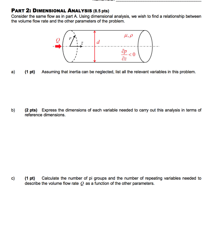 Solved PART 2: DIMENSIONAL A (8.5 pts) Consider the same | Chegg.com