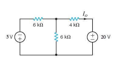 Solved Find Io in the network in the Figure using mesh | Chegg.com