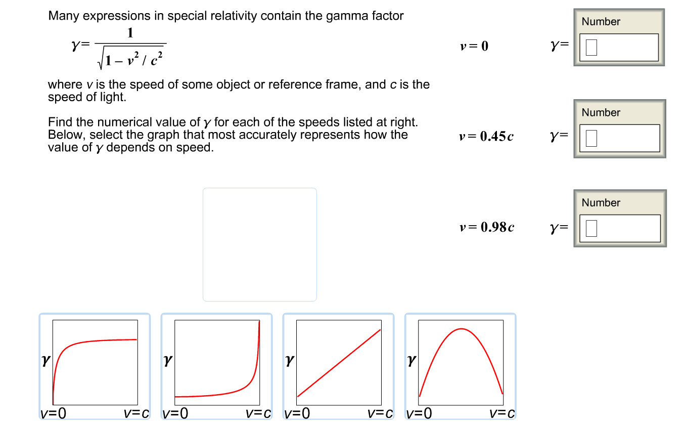 Solved Many Expression Is Special Relativity Contain The Chegg