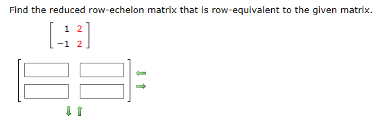 Solved Find the reduced row echelon matrix that is Chegg