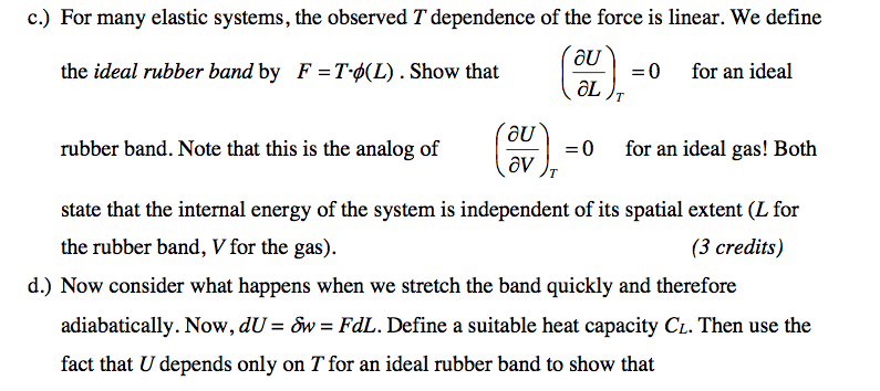 Work, Helmholtz Energy, Internal Energy Problem | Chegg.com