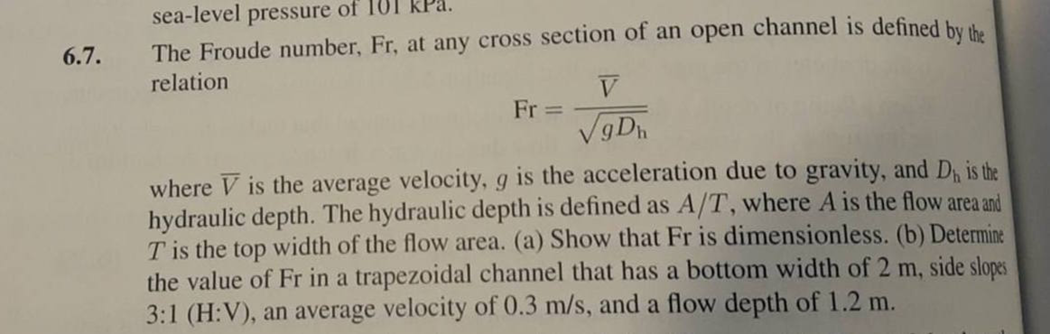 solved-the-froude-number-fr-at-any-cross-section-of-an-chegg