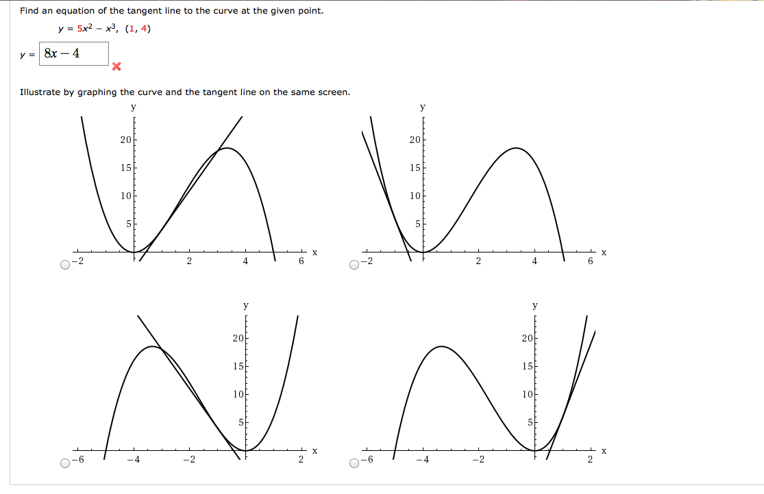 Solved Find An Equation Of The Tangent Line To The Curve At | Chegg.com