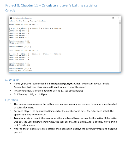 Solved Help I neeed the code in java. I can't figure it out | Chegg.com