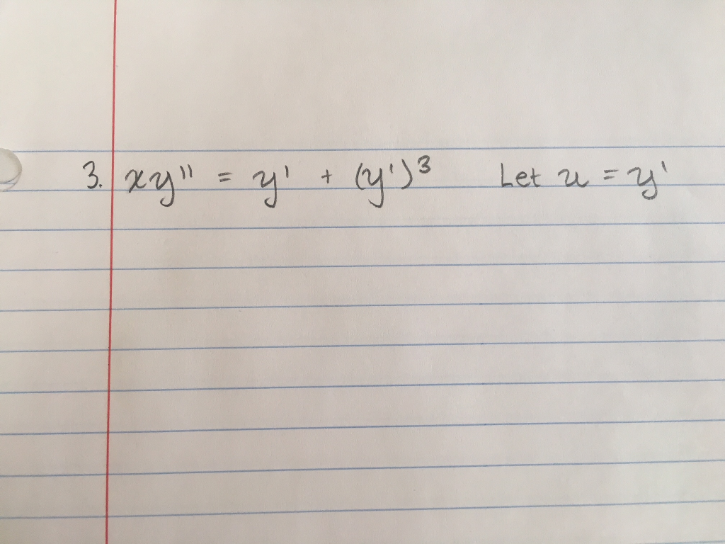 Solved solve the following second order non linear chegg