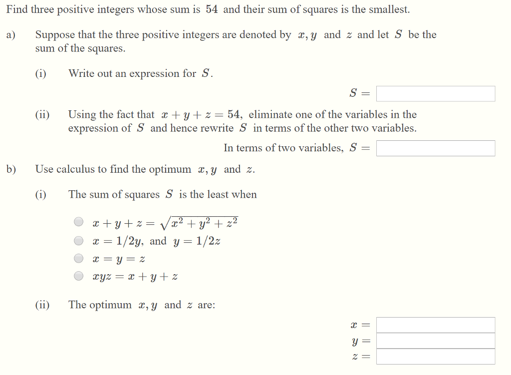 solved-find-three-positive-integers-whose-sum-is-54-and-chegg