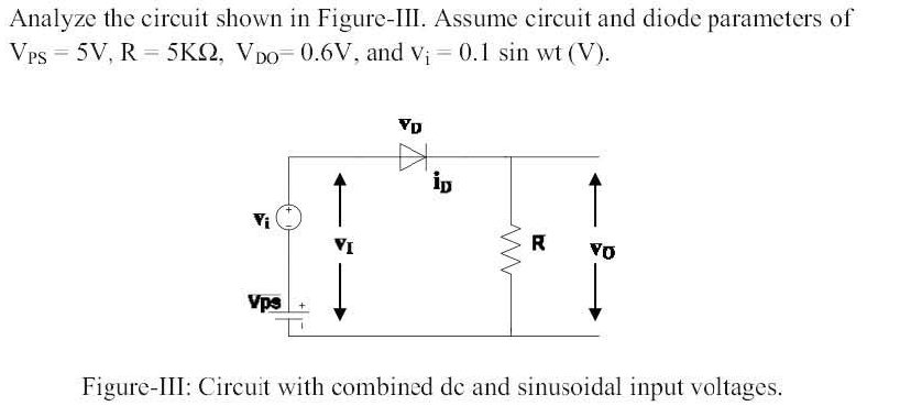 Solved Analyze the circuit shown in Figure-III. Assume | Chegg.com