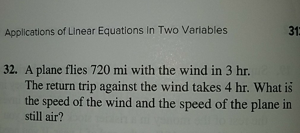 Solved Applications of Linear Equations in Two Variables 315 | Chegg.com