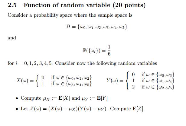 Solved Consider a probability space where the sample space | Chegg.com