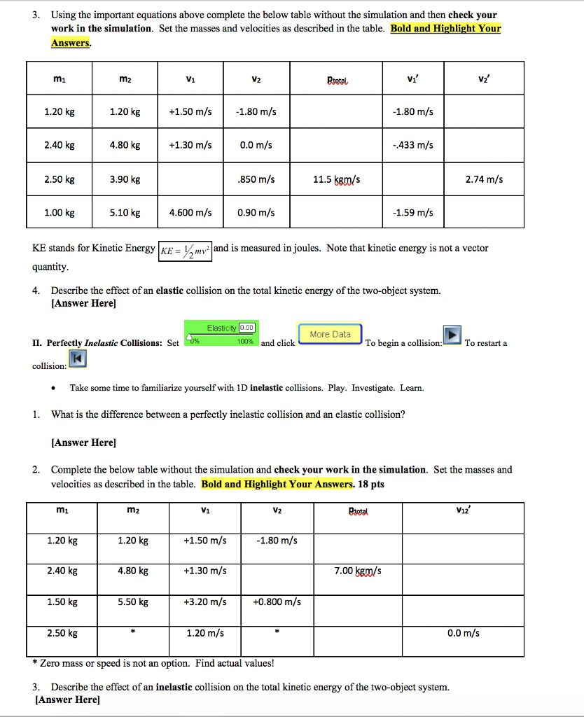 Solved: Go To: Http://phet.colorado.edu/en/simulation/coll... | Chegg.com