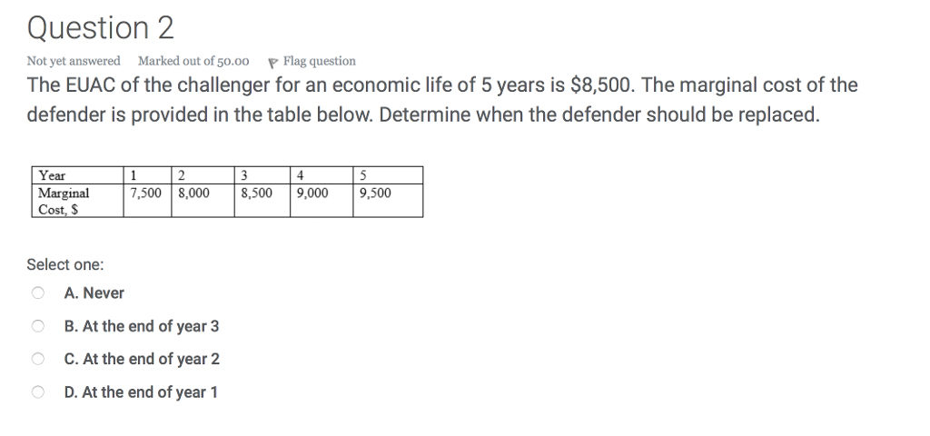 Solved Question 2 Not yet answered Marked out of 50.0o P | Chegg.com