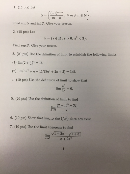 Solved Let S = {(1)^mn/m n for all m notequalto n