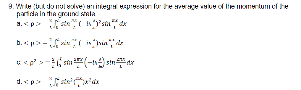 Solved Write (but do not solve) an integral expression for | Chegg.com