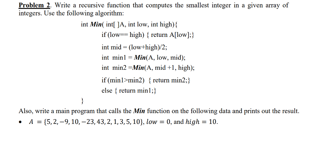 This is a problem that needs to be answered in MIPS | Chegg.com