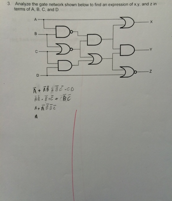 Solved digital logic question needed to answer thx. | Chegg.com