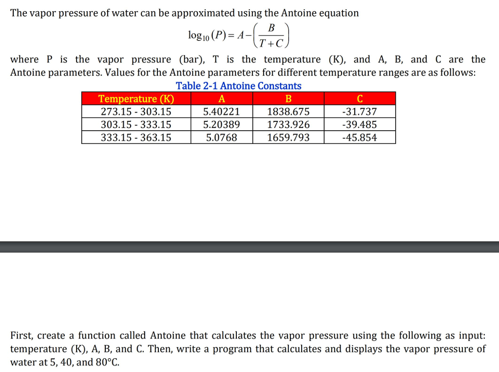 solved-the-vapor-pressure-of-water-can-be-approximated-using-chegg