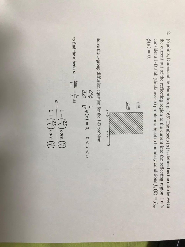 Solved 2 6 Points Duderstadt Andhamilton P 165 The 4017