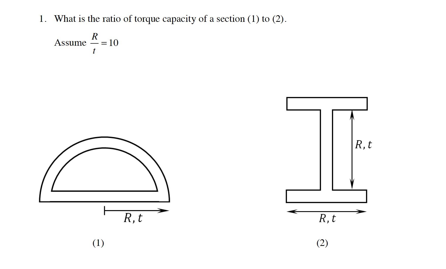 1. What Is The Ratio Of Torque Capacity Of A Secti...