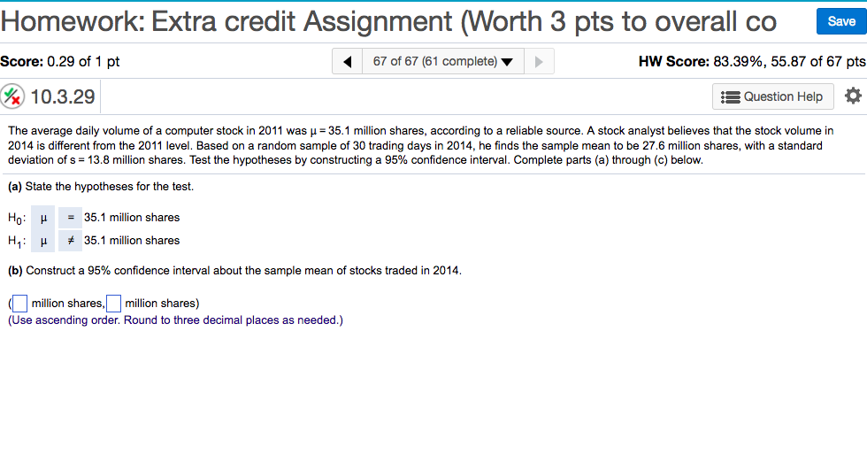 Solved Homework: Extra credit Assignment (Worth 3 pts to | Chegg.com