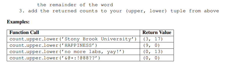 Solved Part V: Count Uppercase and Lowercase Letters (2 | Chegg.com