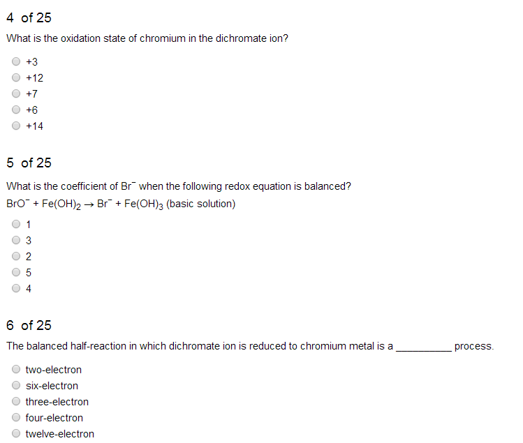 oxidation number of chromium oxide oxidation number of chromium oxide