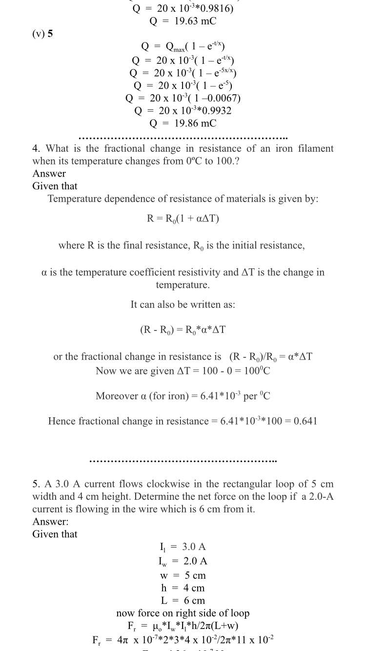 Solved R = 2.48 X 10-4 M 2. For A Circuit Arrangement Shown 