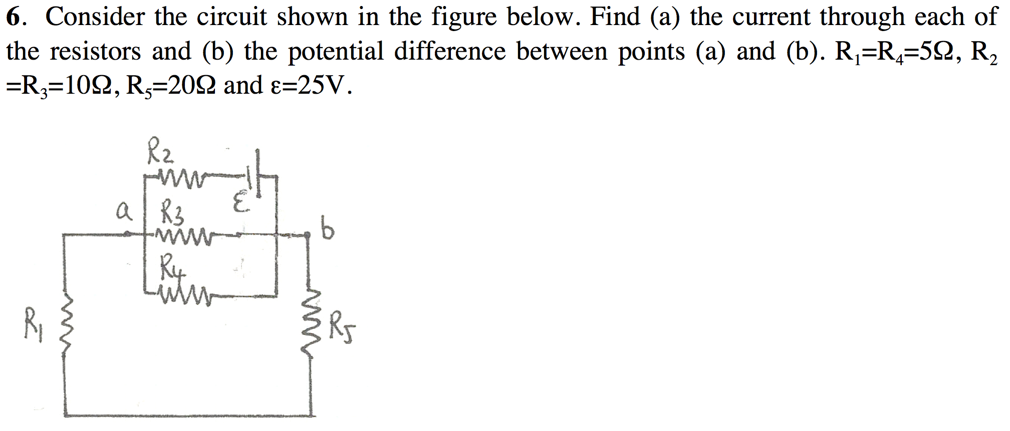 Solved Consider The Circuit Shown In The Figure Below. Find | Chegg.com