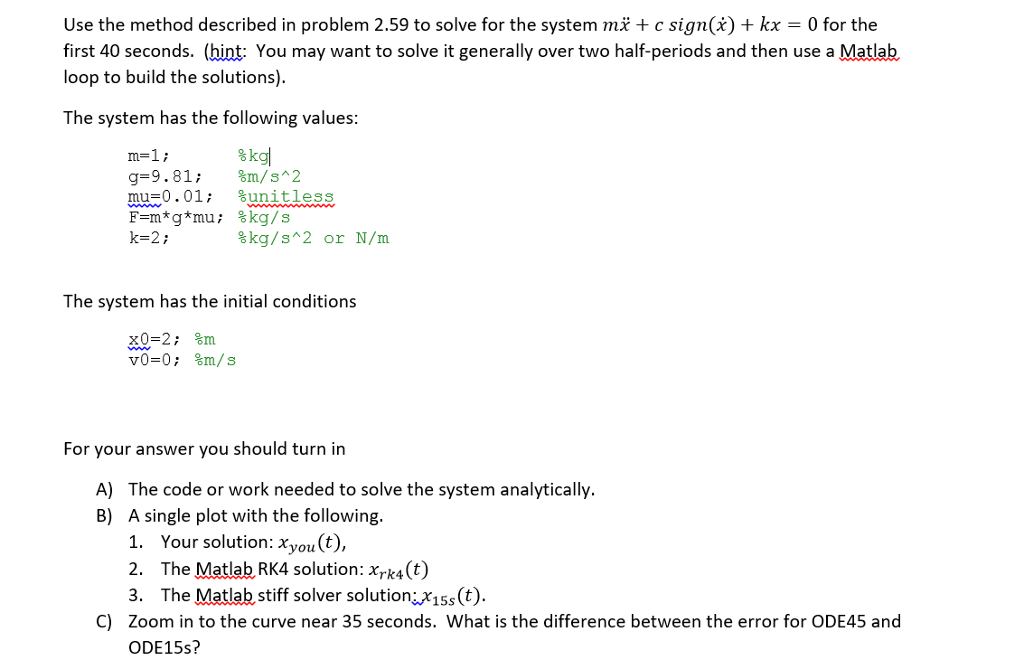 Solved Use the method described in problem 2.59 to solve for | Chegg.com