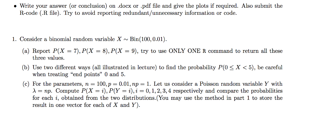 Solved Write your answer (or conclusion) on .docx or pdf | Chegg.com