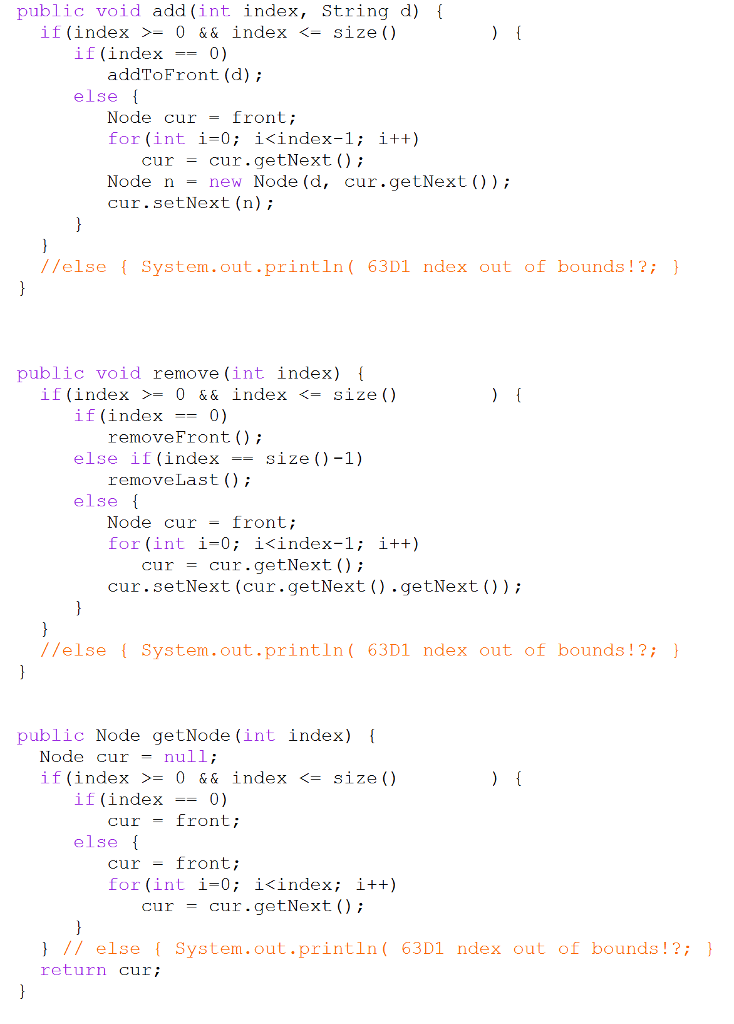 Solved For This Exercise, You Will Write Two Methods For | Chegg.com