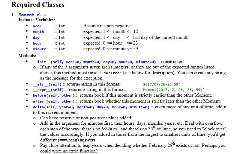 Solved create the infrastructure for a calendar apicton that | Chegg.com