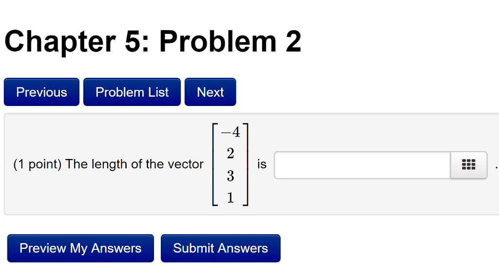 Problem List Definition