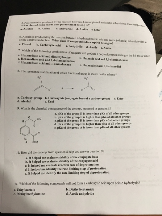 solved-paracetamol-is-produced-by-the-reaction-between-chegg