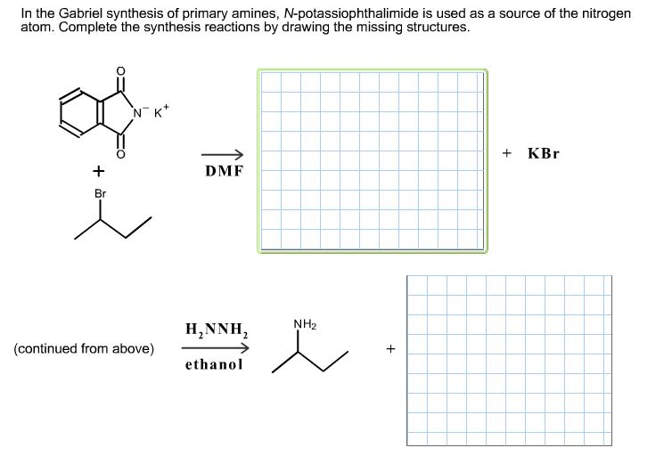 Solved In the Gabriel synthesis of primary amines, | Chegg.com